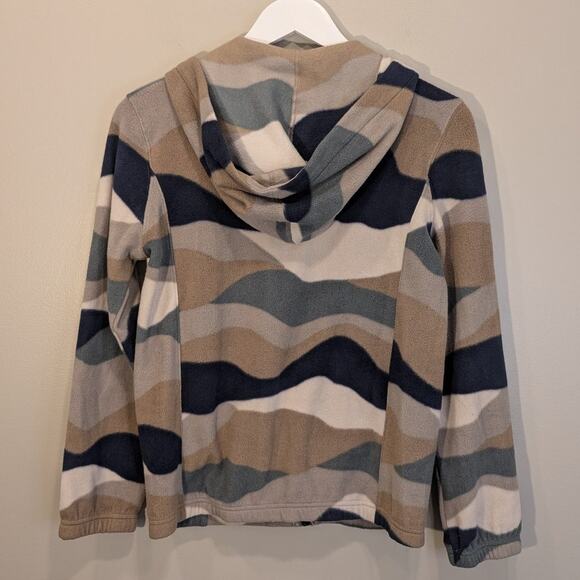 Abercrombie & Fitch Kids Fleece Hooded Jacket Light Layer Travel - Size 11/12 - Picture 2 of 9